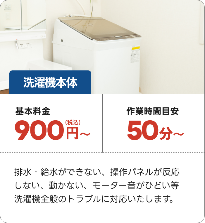 洗濯機本体